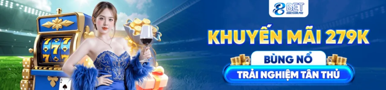 Sân vận động bóng đá với ánh đèn rực rỡ và logo qq8889, thể hiện sự sôi động của cá cược thể thao